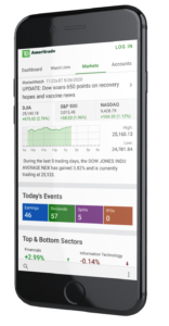 Ứng dụng giao dịch TD Ameritrade
