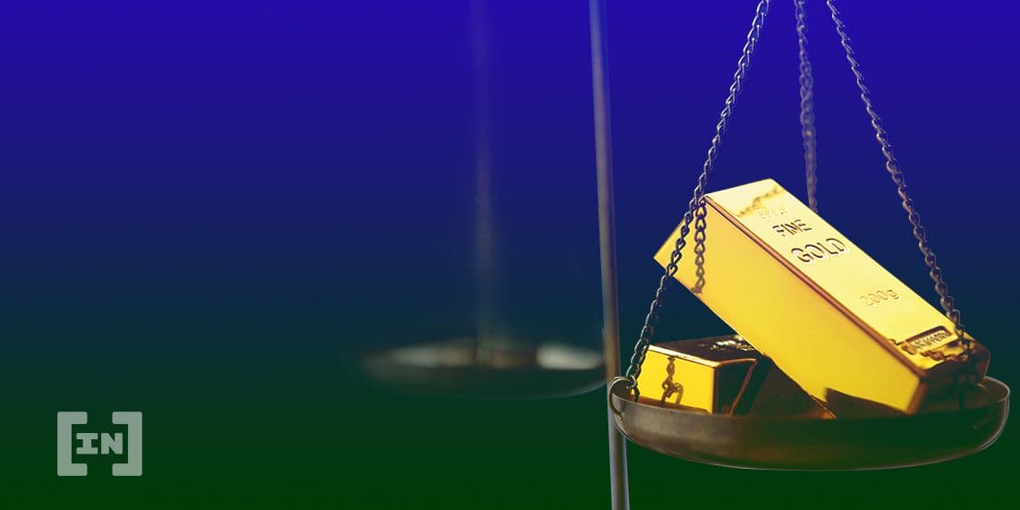 Ounce vàng tăng sau khi Bitcoin sụp đổ