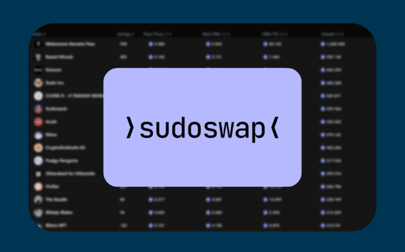 SudoSwap là gì? NFT marketplace với mô hình AMM