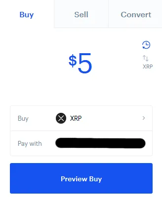 Tiến hành giao dịch XRP