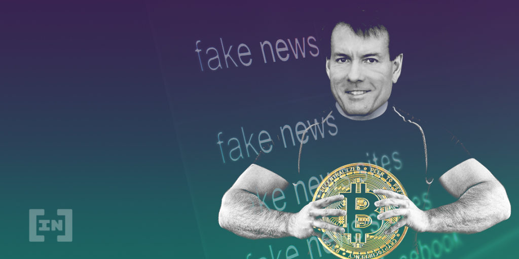 Tin giả trong thị trường Bitcoin.