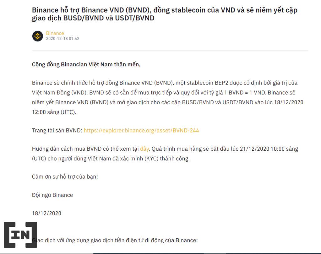 stablecoin cho Việt Nam