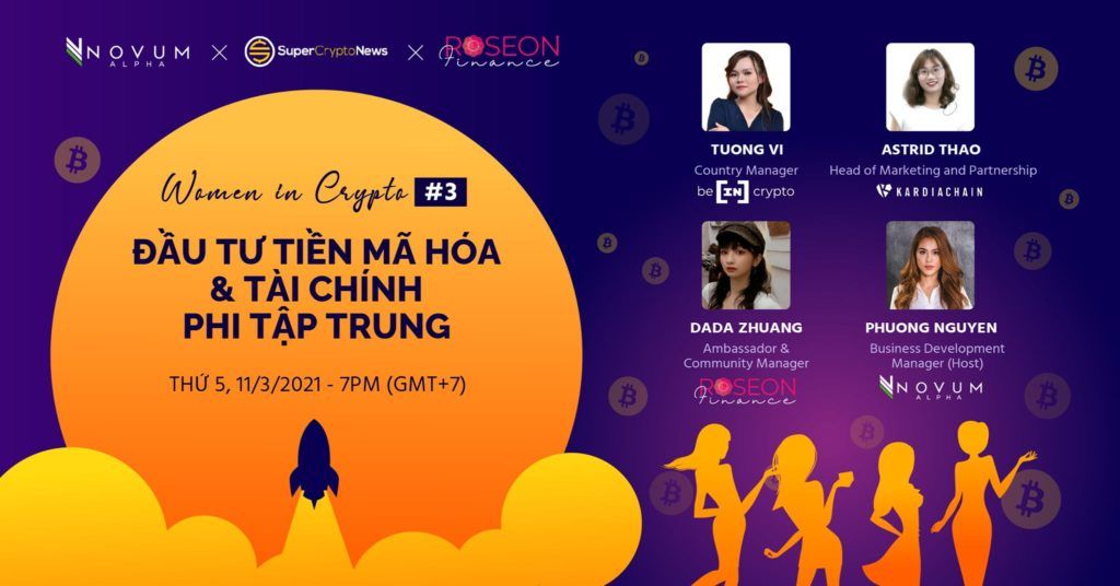 WOMEN IN CRYPTO #3: Đầu tư tiền điện tử và tài chính phi tập trung DeFi