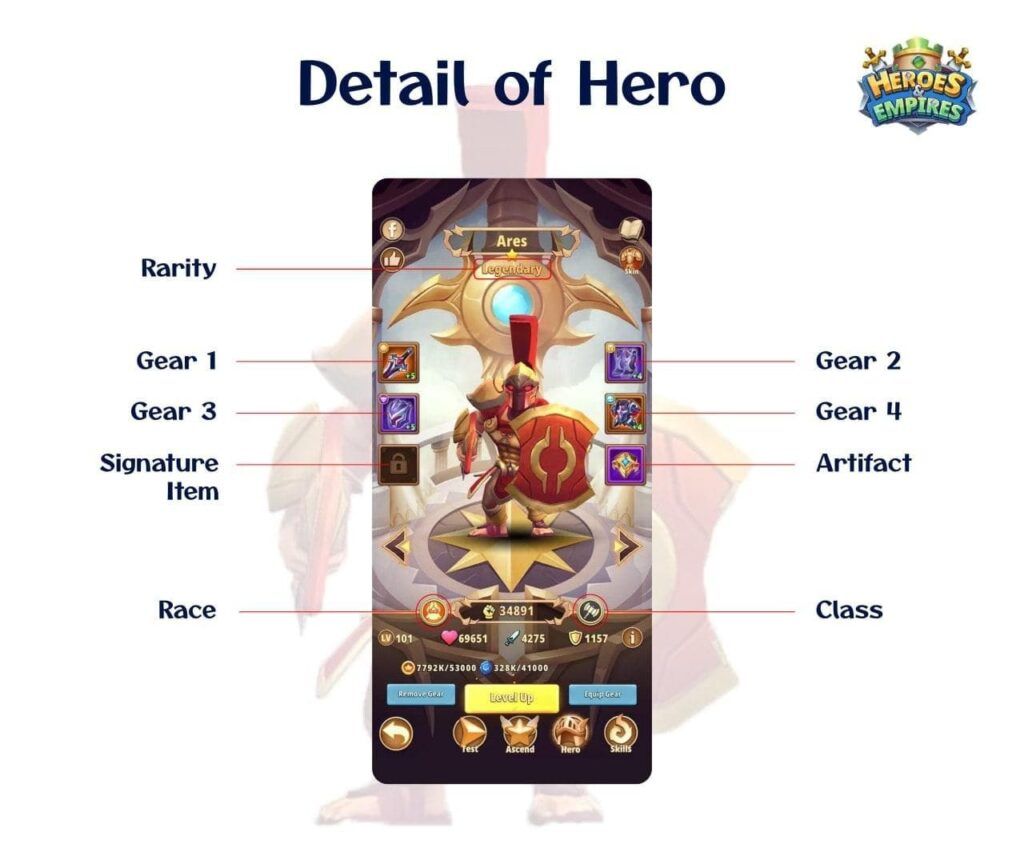 Card Nhân vật Hero