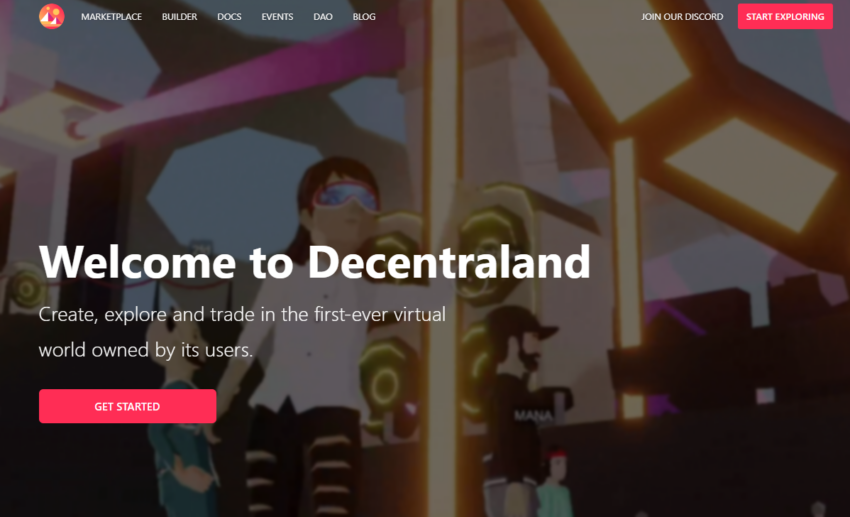 Decentraland NFT visualizer