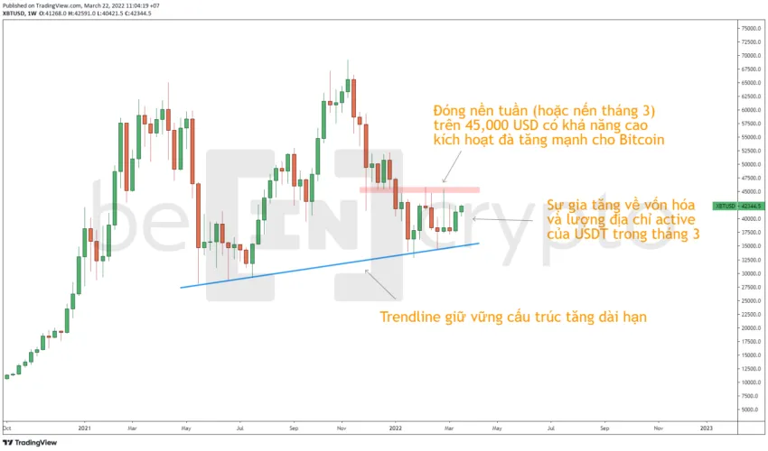 Nhận định biểu đồ giá Bitcoin. Nguồn: Beincrypto Vietnam