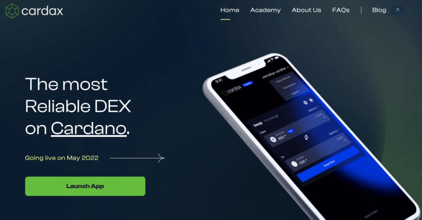 Sàn DEX Cardax là gì?