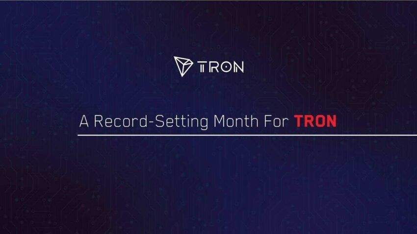 TRON vừa có một tháng đạt được nhiều kỷ lục