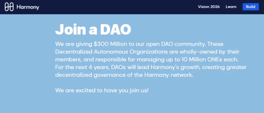 Harmony DAO