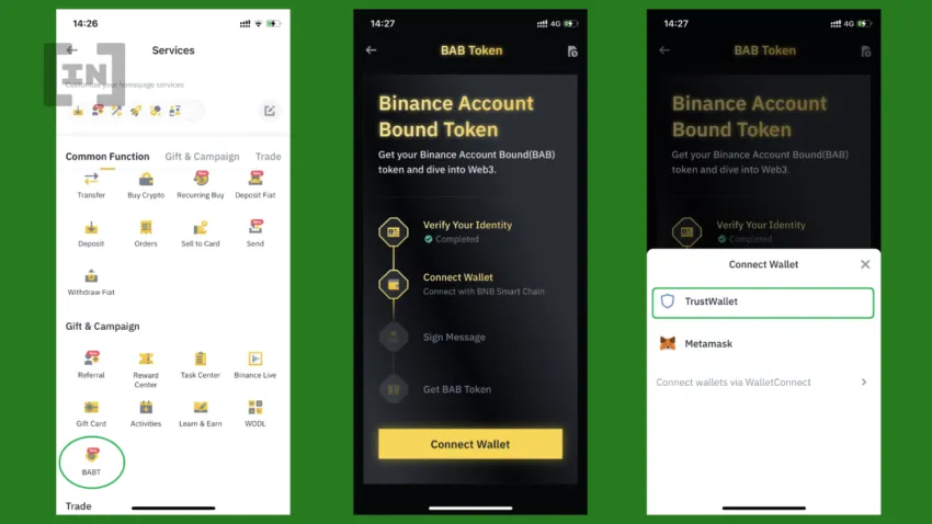 Hướng dẫn mint BAB token