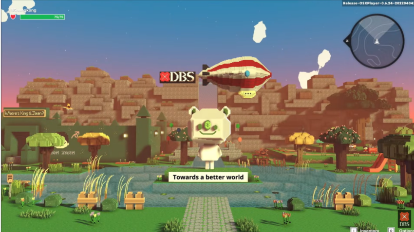 DBS BetterWorld tại The Sandbox. Nguồn: DBS