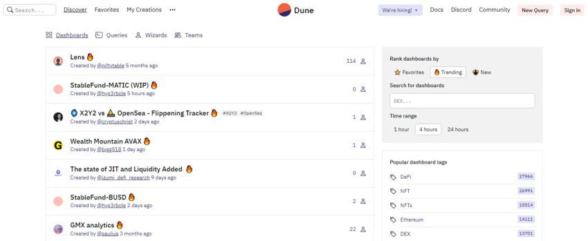 Dune Analytics