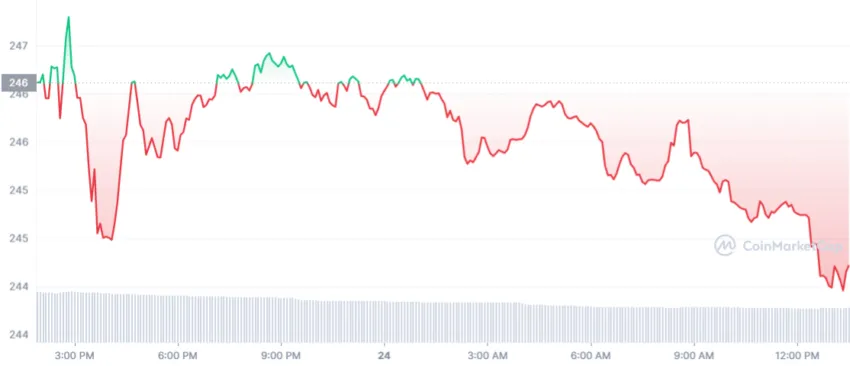 Biến động giá BNB Coin