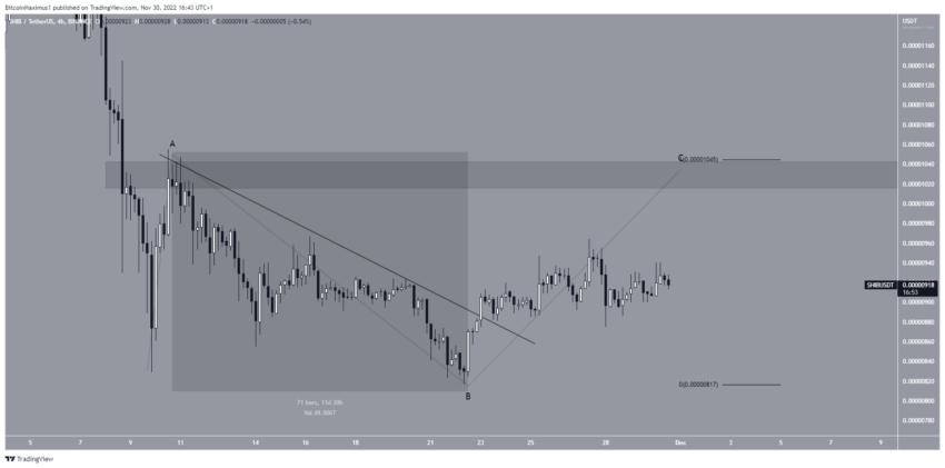Biểu đồ hàng ngày SHIB/USDT : Nguồn: TradingView
