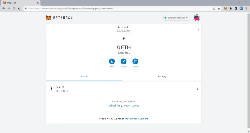 Cách tạo ví non-custodial Metamask