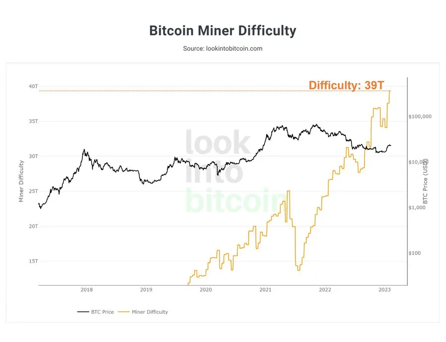 Giá băm BTC | Chỉ số tỷ lệ băm
