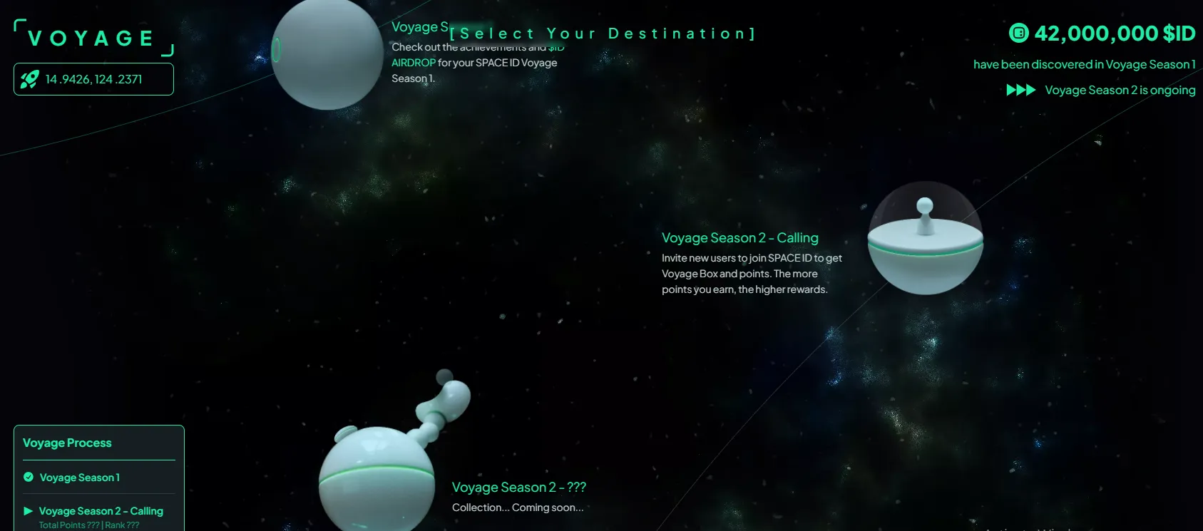 42 triệu ID token sẽ dành cho chương trình Space ID airdrop Voyager Season 2