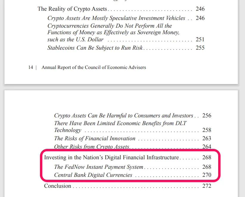Báo cáo của nhà Trắng về Crypto. Nguồn: White House.
