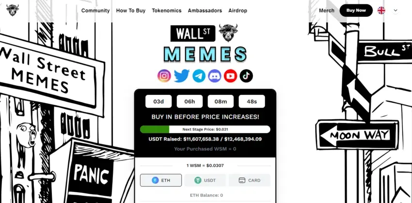 Wall St. Memes (WSM)