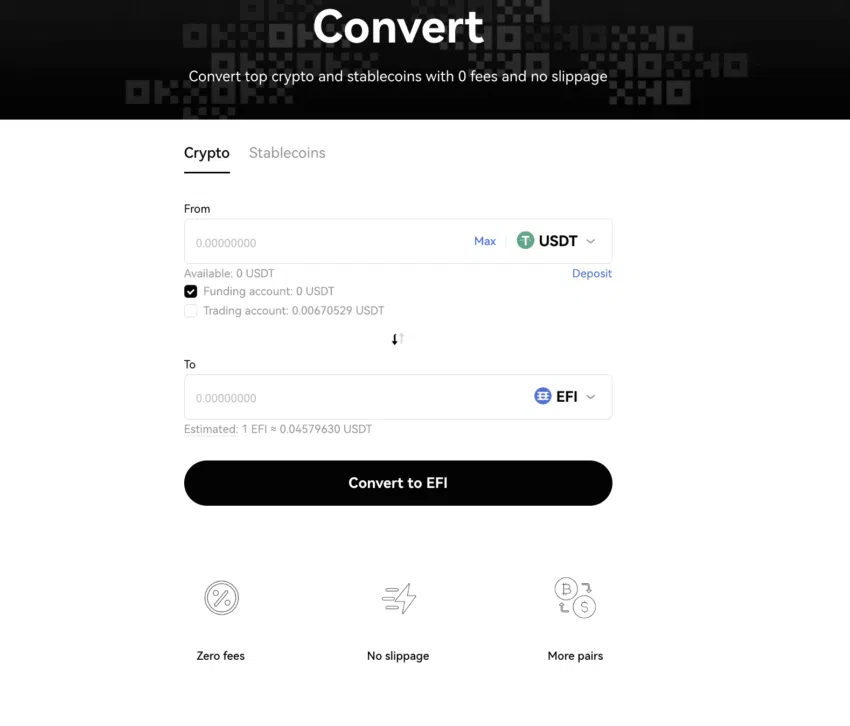 OKX Convert