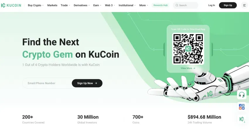Trang chủ sàn KuCoin