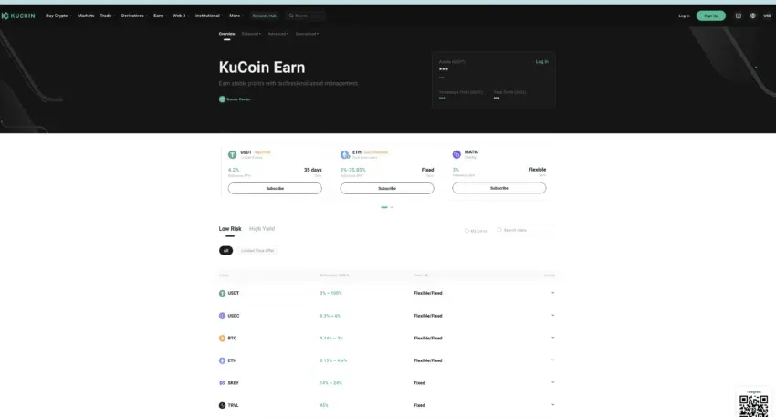 KuCoin Earn
