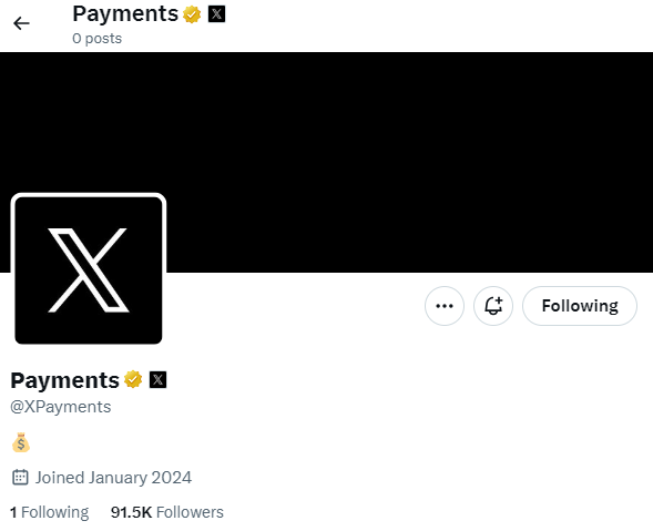 Tài khoản X Payments