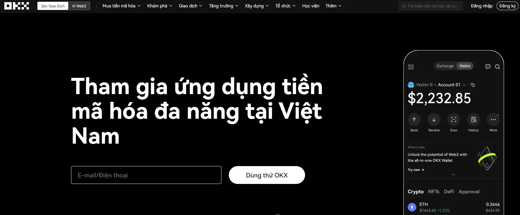 Mua SOL bằng thẻ tín dụng, thẻ ghi nợ trên OKX