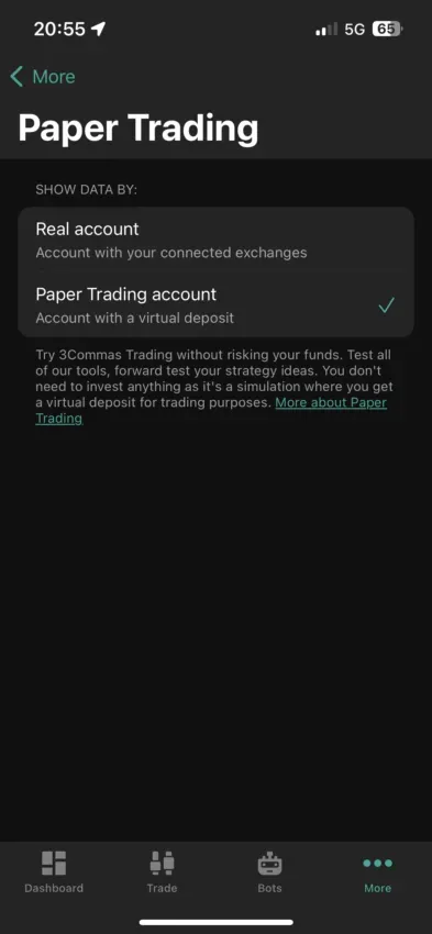 Paper trading