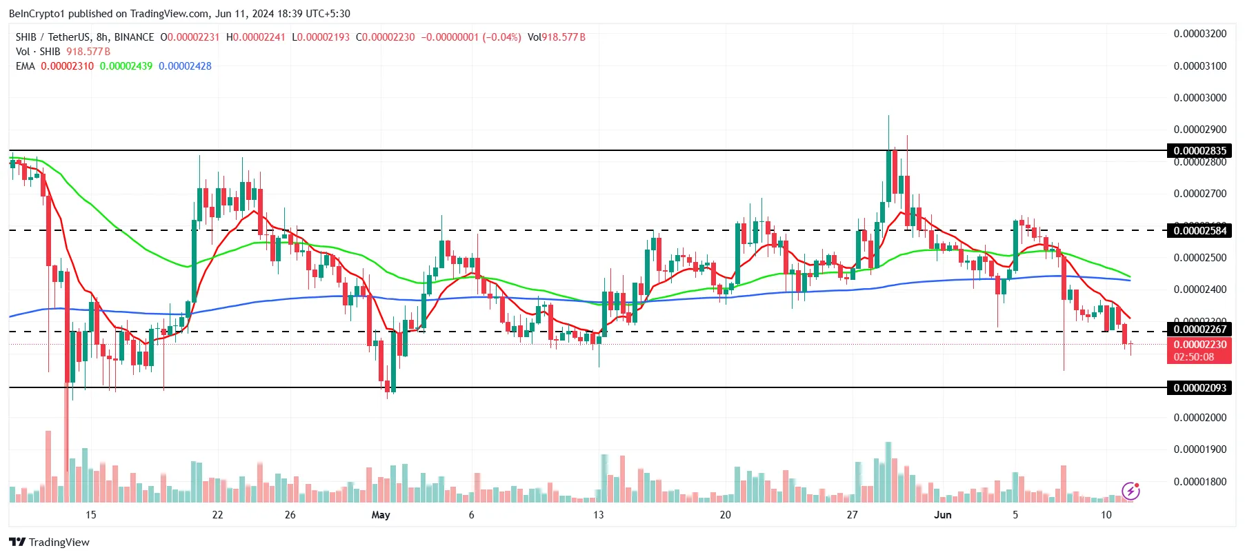 Shiba Inu Price Analysis.