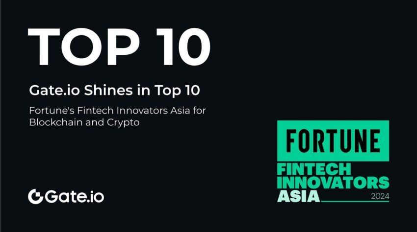 Gate.io được vinh danh trong Top 10 Fintech Innovators Asia về Blockchain và Crypto