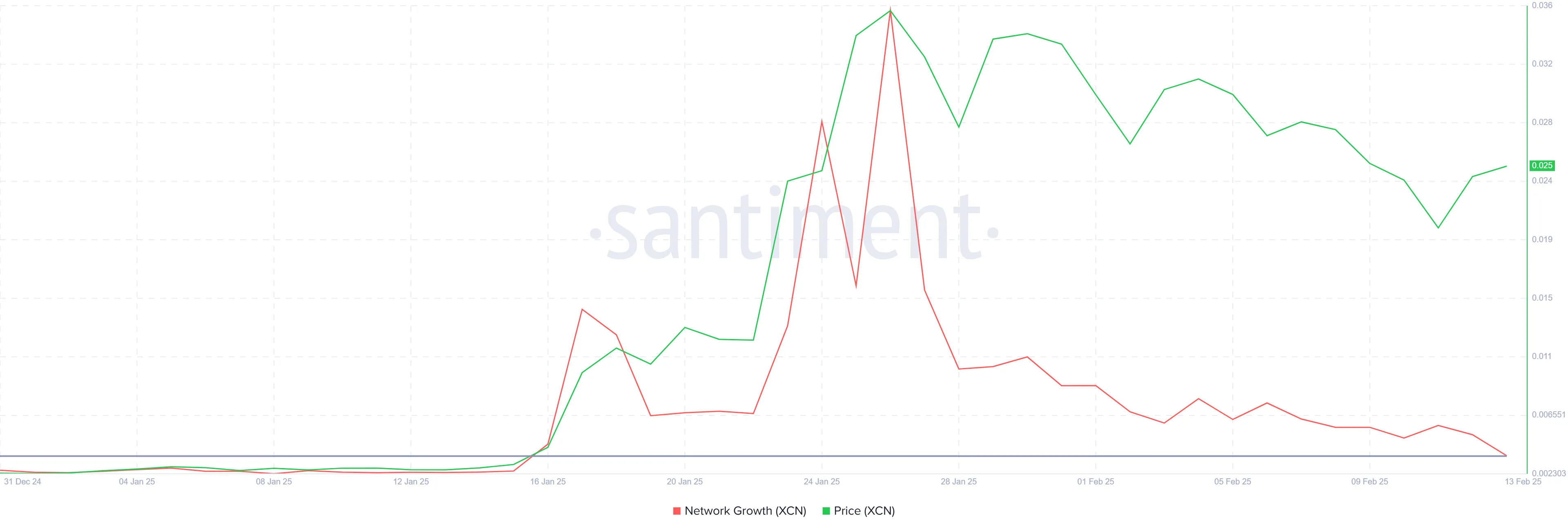 XCN Network Growth