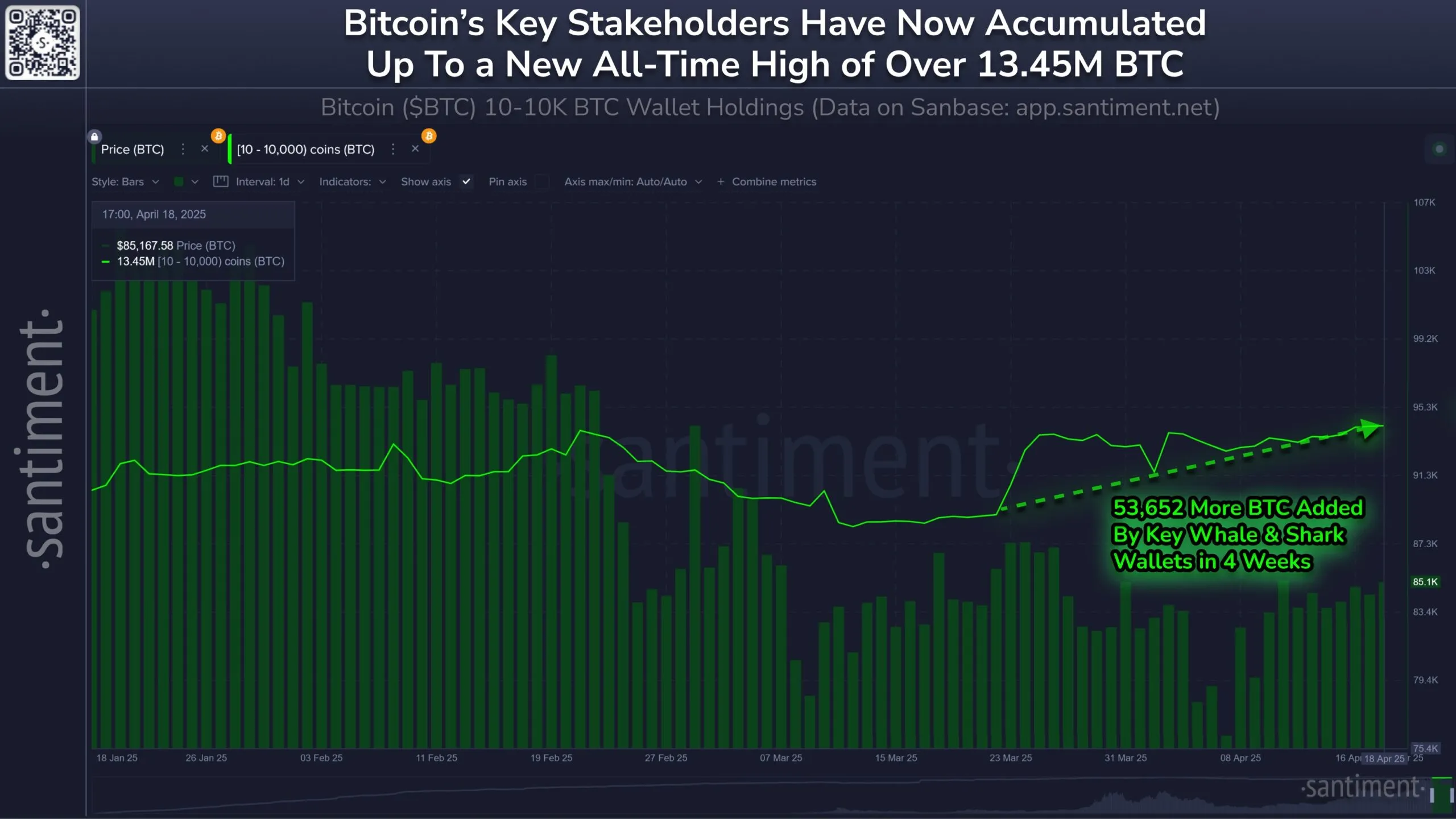 Bitcoin Whale and Shark Holding