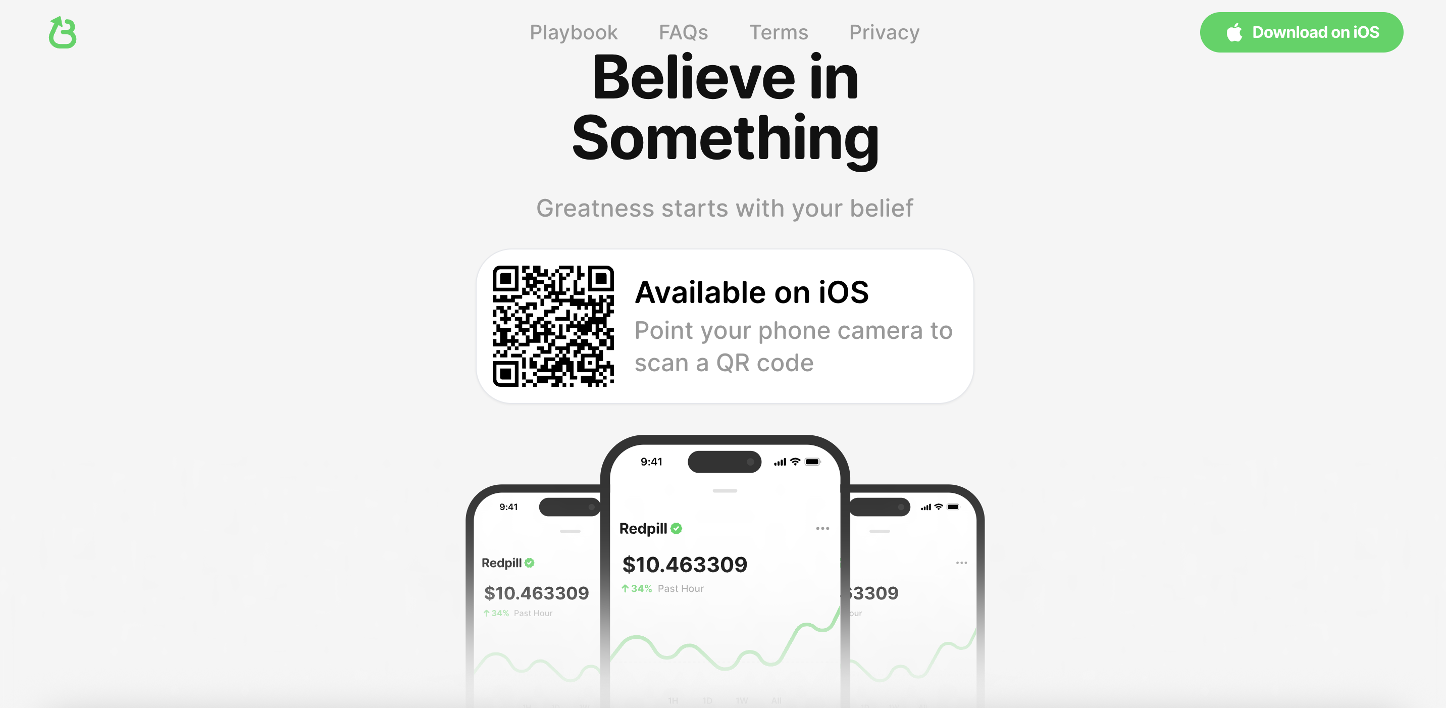 Trang web Believe App.
