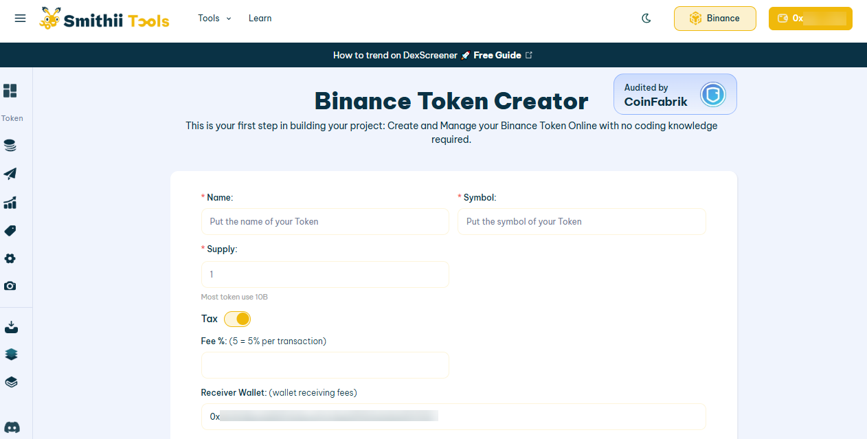 Hướng dẫn các bước để ra mắt meme coin trên BNB