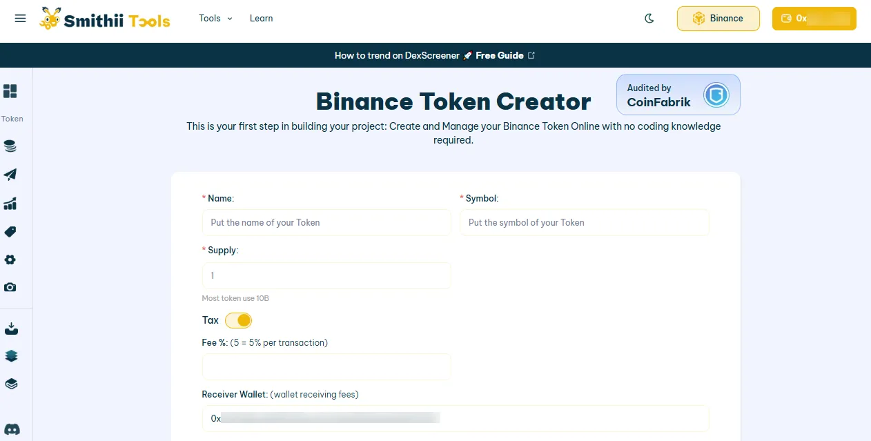 Hướng dẫn các bước để ra mắt meme coin trên BNB