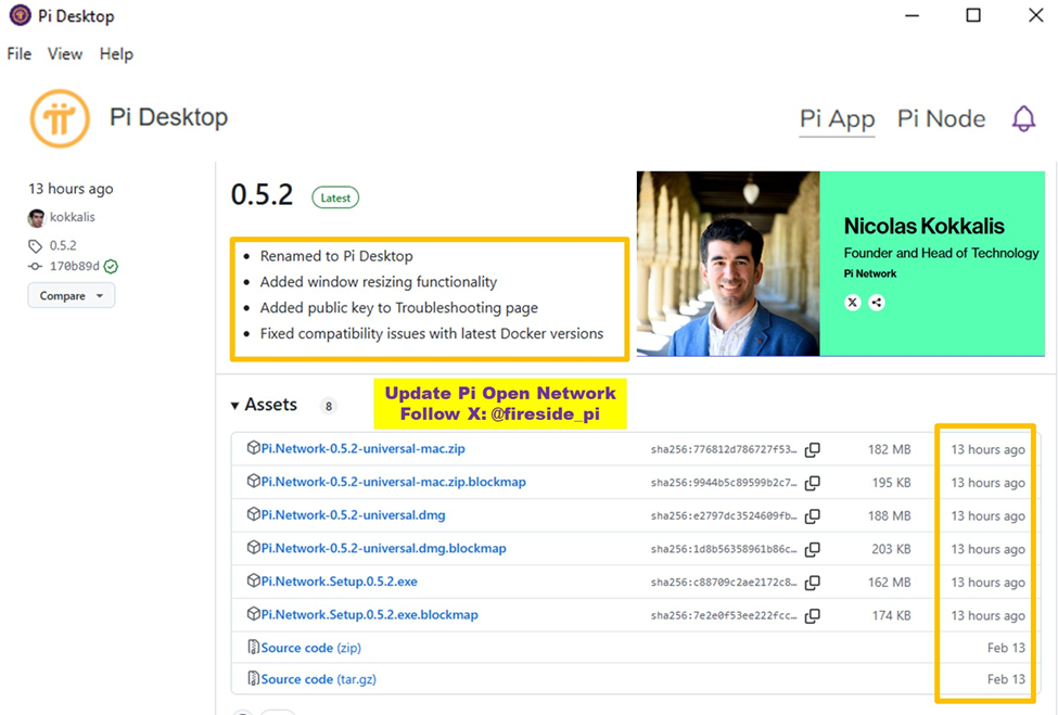 Pi Network thay đổi phần mềm Pi Node thành Pi Desktop