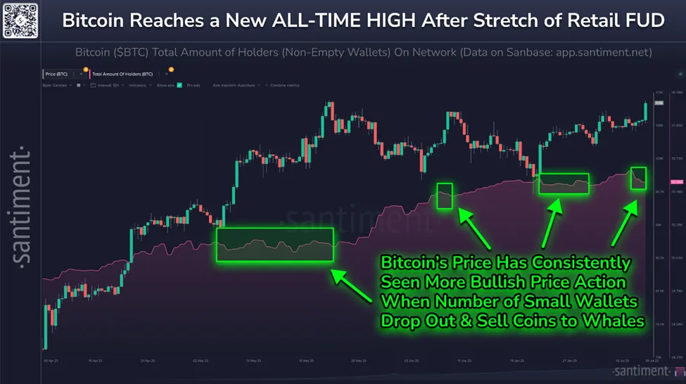 Nhà đầu tư nhỏ lẻ đầu hàng khi Bitcoin đạt ATH mới
